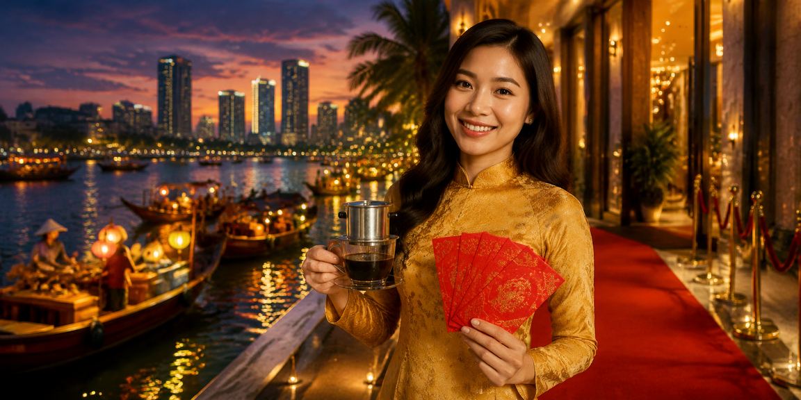 Người dùng tại Đà Nẵng nhận thông báo ưu đãi phong bao đỏ qua ứng dụng di động 1hp